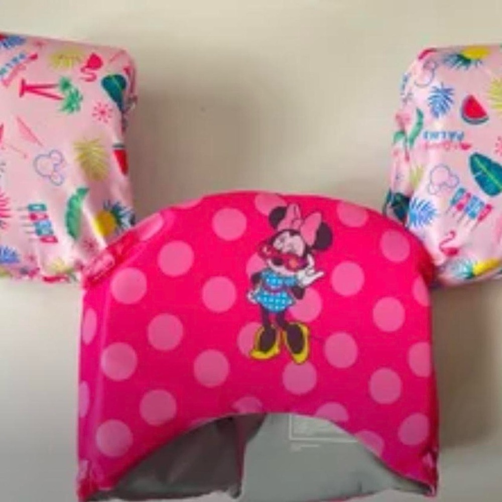Disney Pink and Gray Minnie Mouse Hat